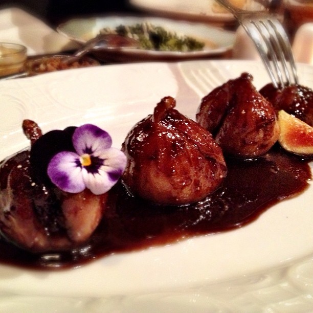 Chicken stuffed figs in Jerusalem, Israel