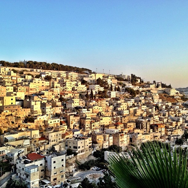 One of the many mountains that make up the city of Jerusalem, Israel