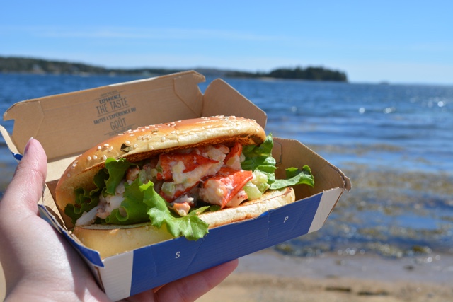 mclobster lobster roll from McDonald's by the atlantic ocean - What is the McDonald's McLobster?