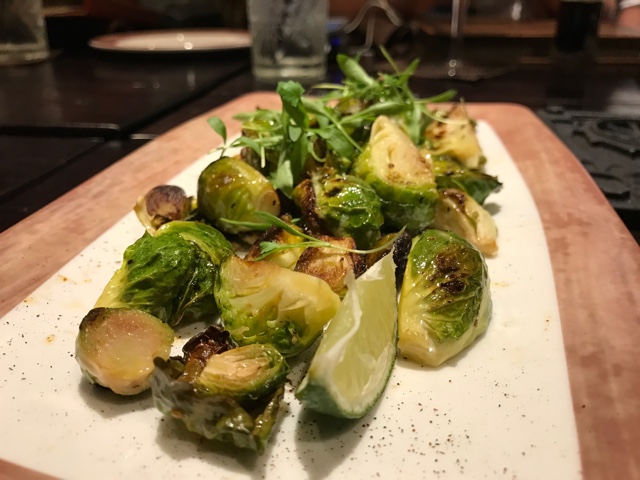 roasted brussel sprouts appetizer tempations - A Review of The Toothsome Chocolate Emporium at Universal Orlando