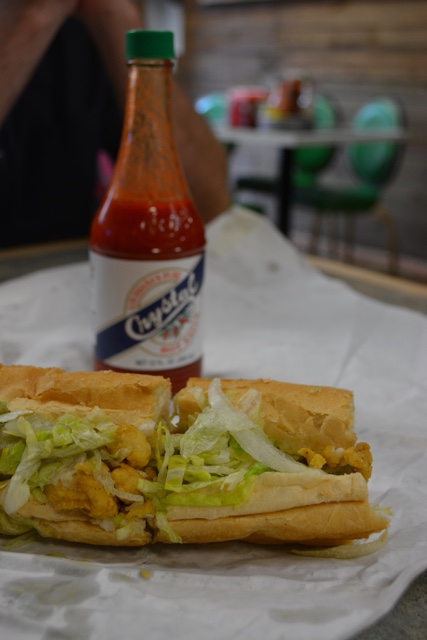 cat fish po boy dressed - Review of the Doctor Gumbo Food Tours in New Orleans