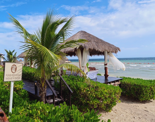 enjoy a private massage in a cabana on the beach - Ventus at Marina El Cid Spa and Beach Resort Hotel Review
