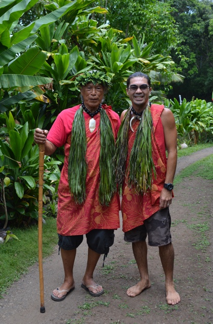 anakala pilipo and greg solatorio in the Halawa Valley - Best Tips for Visiting Molokai, Hawaii