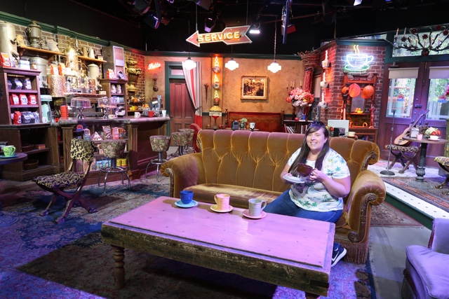 hanging out at friends central perk cafe on the warner brothers studio tour on stage 48 - Warner Brothers Studio Tour Review