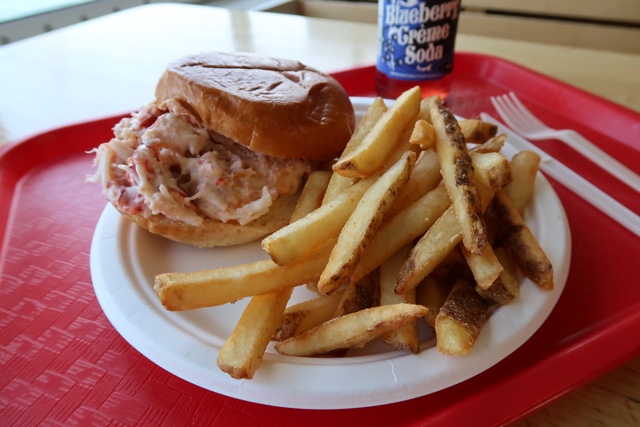 lobster roll from the cafeteria on the ferry from nova scotia to pei - Where to Eat the Best Lobster Rolls in Prince Edward Island?