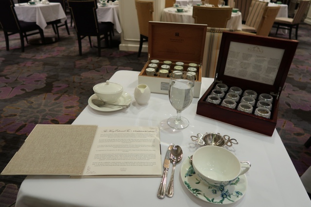 the tea selection from tealeaves teas and sloane fine tea merchants - Afternoon Tea at the Omni King Edward Hotel Toronto