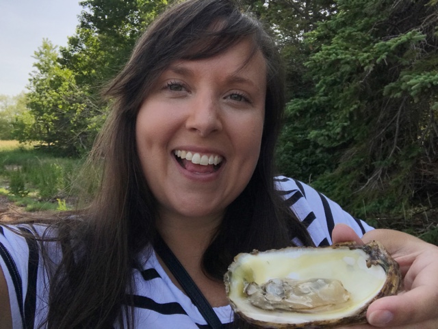 Cailin with a green gables pei oyster Where to find the best PEI Oysters