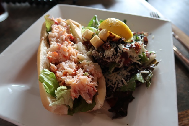 the malpeque oyster barn lobster roll