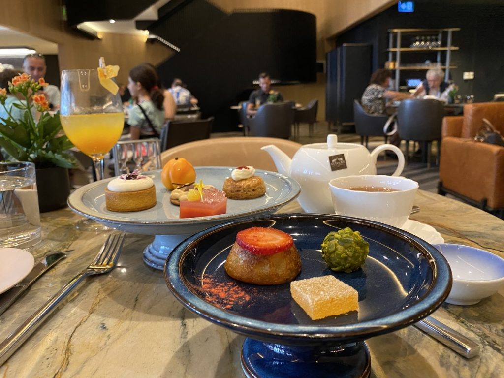 afternoon tea at the joni restaurant in the park hyatt toronto hotel