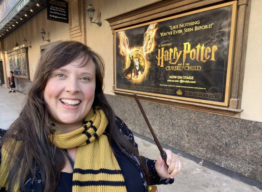 cailin going to see harry potter and the cursed child theatre production at the ed mirvish theatre in downtown toronto